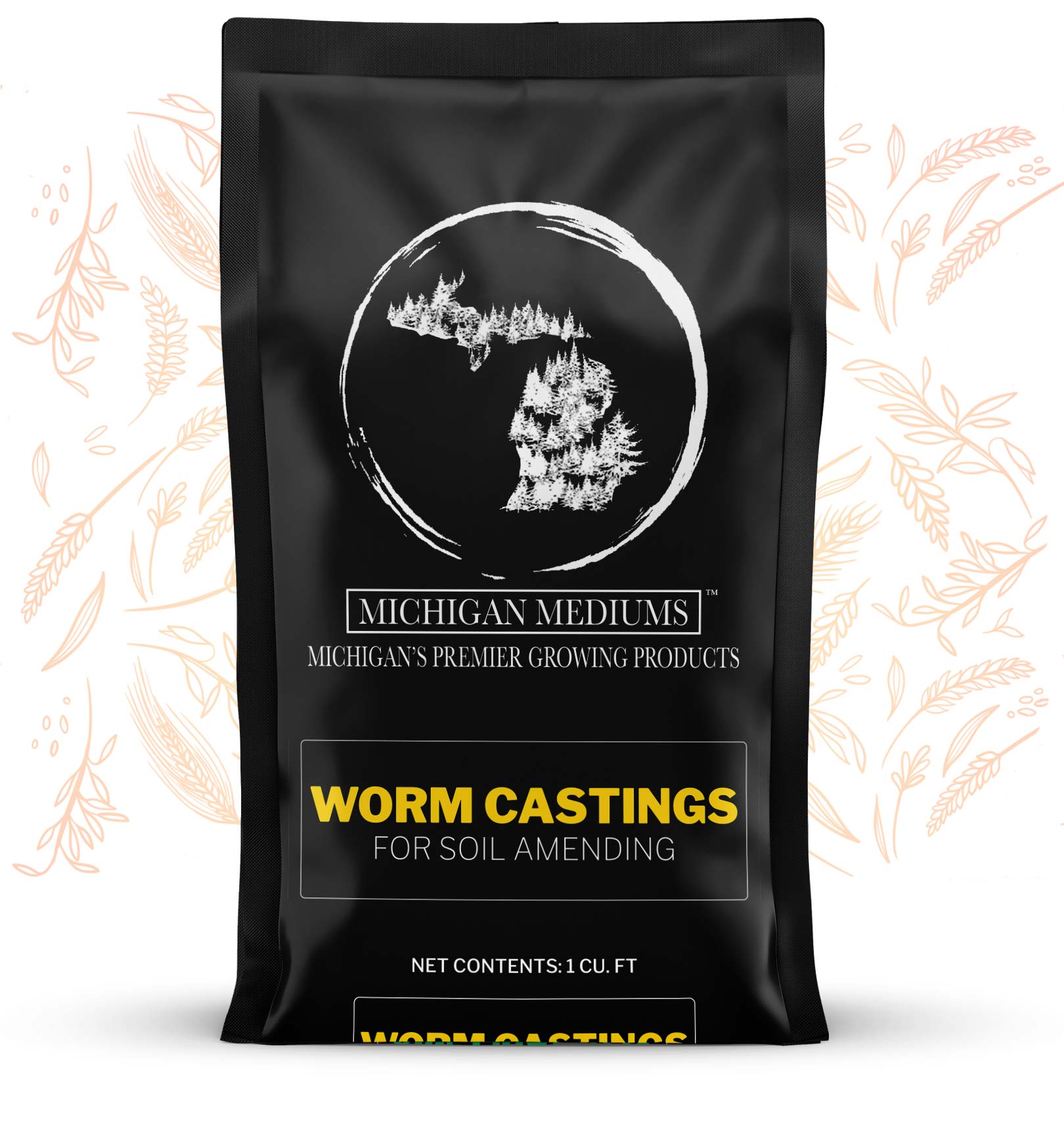 Worm Castings Bag Front
